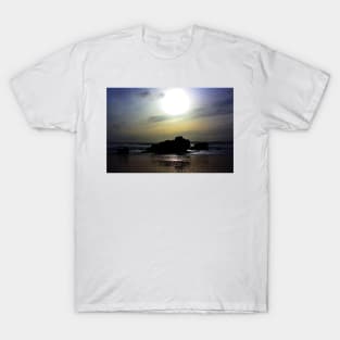 Sunset over the Rocks. California, Highway 1 T-Shirt